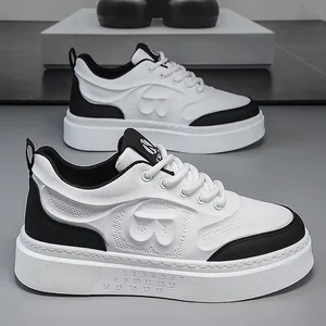 Little White Shoes for Men, Versatile, Lightweight, Comfortable and Casual Shoes for Teenagers in Spring and Summer,