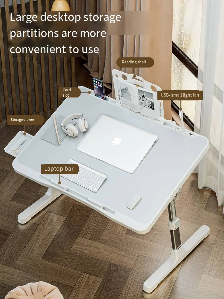 Wholesale 60*40 Adjustable Laptop Bed Table Foldable Laptop Stand With