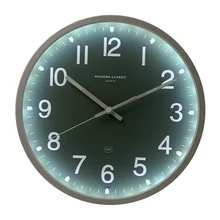 Modern LED Light Wall Clocks 30 cm Glow in the Dark Clock Silent  Sound Control  Voice Control Clocks Custom