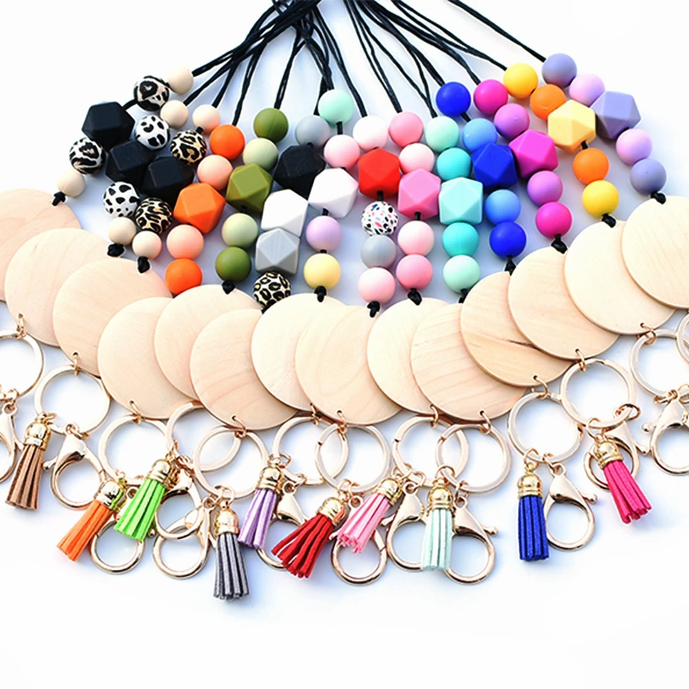 Uxcell 100Pcs Blue Silicone Beads 12mm Round And Lentil For Pen Bracelet Necklace Keychain Diy