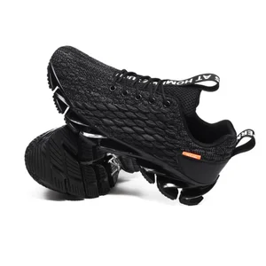 OEM Wholesale Price Knitted Upper Men Sneakers Custom Sneakers Sport Shoes Men Breathable Sport Shoes