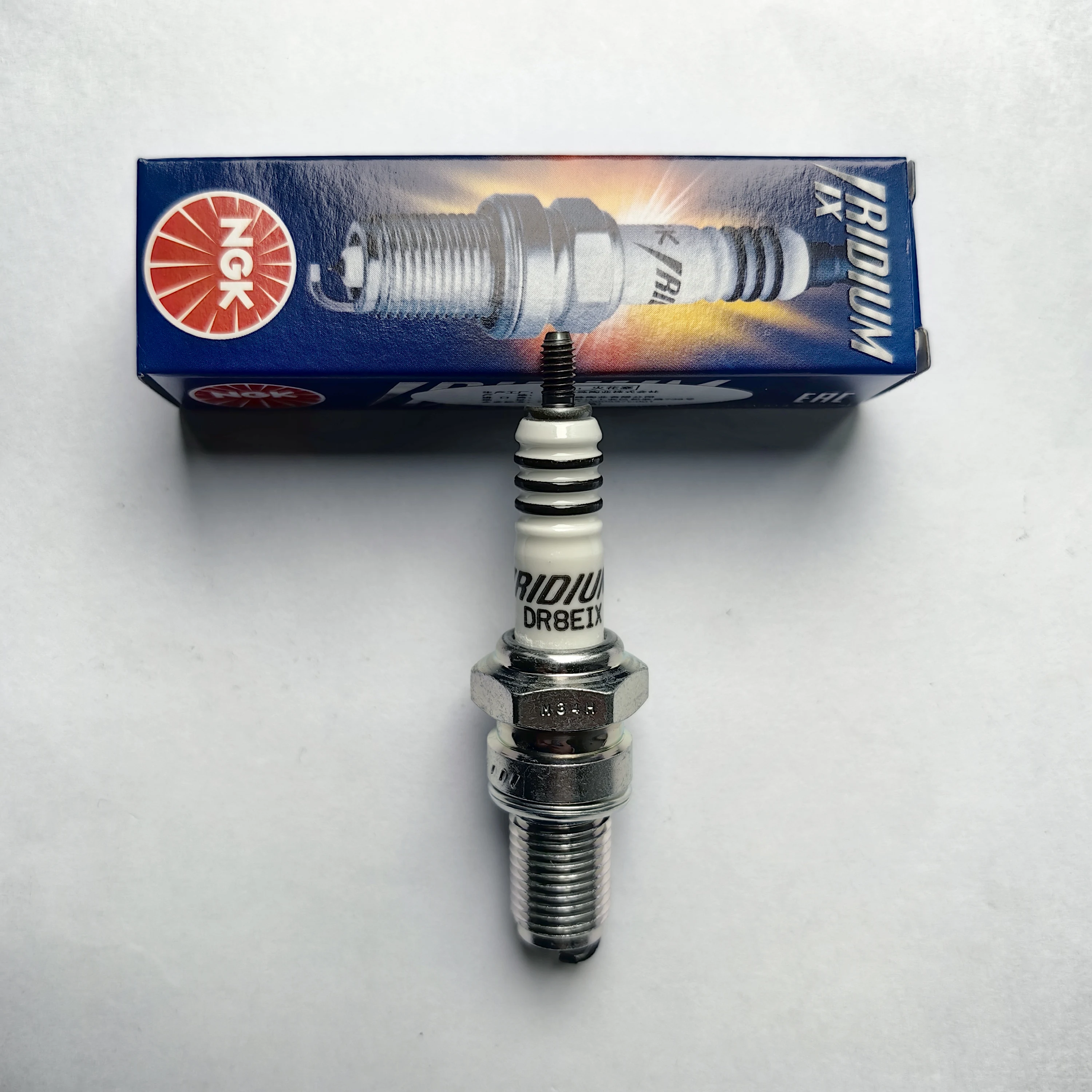 NGK DR8EIX Iridium Spark Plugs (x2) For Suzuki GZ125 Marauder 6681