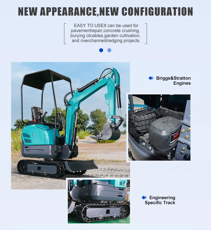 Kubota Engine Mini Excavator - High Efficiency Digging Machine