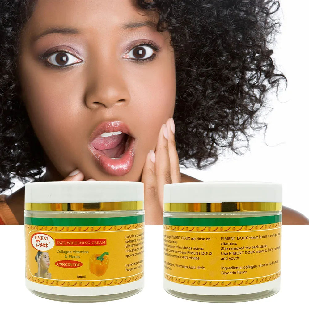 Crème Visage éclaircissante Au Piment - Marque 100% Pure - Lotion Hydratante - Neuf