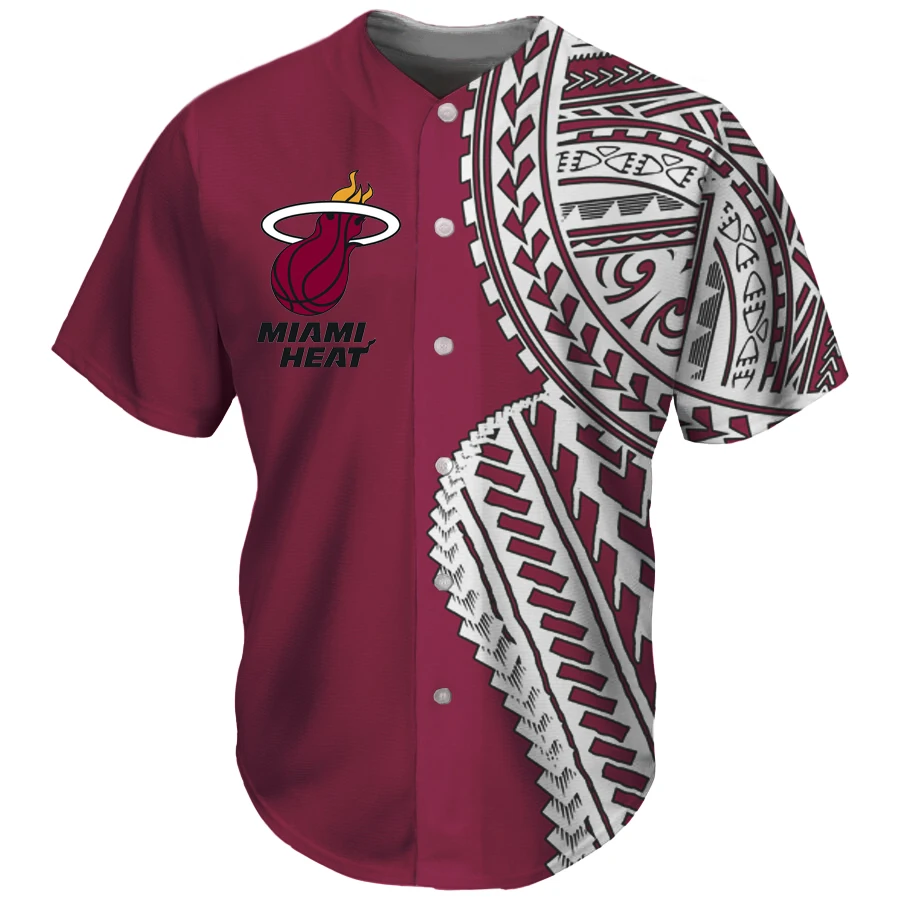 Polynesian Tribal Samoan Totem Tattoo Samoa Prints Man Women's Baseball  Jersey Hip Hop Hipster Baseball T-Shirt Art Casual Wear