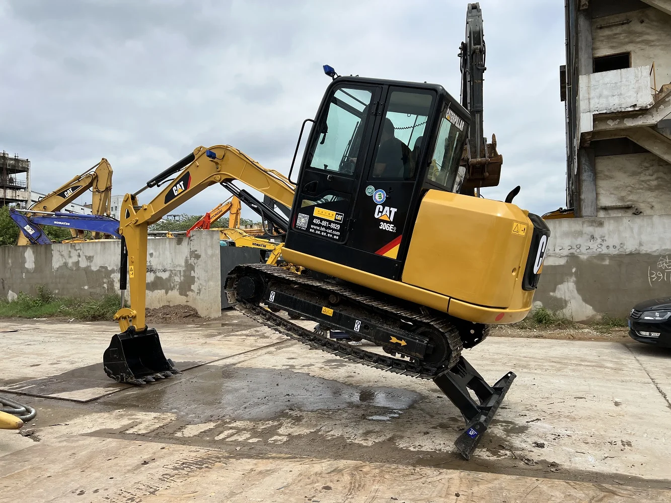 Japanese Used Cat Mini Excavator Small Digger Used Cat 306e2 Used Mini