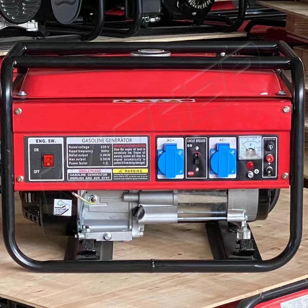 Přenosný benzinový generátor KATHER otevřené konstrukce 3 kW 5 kW 7 kW 8 kW 10 kW 7 koní 13 koní 100% měděné vodiče 50 Hz 60 Hz elektrárna 380 V