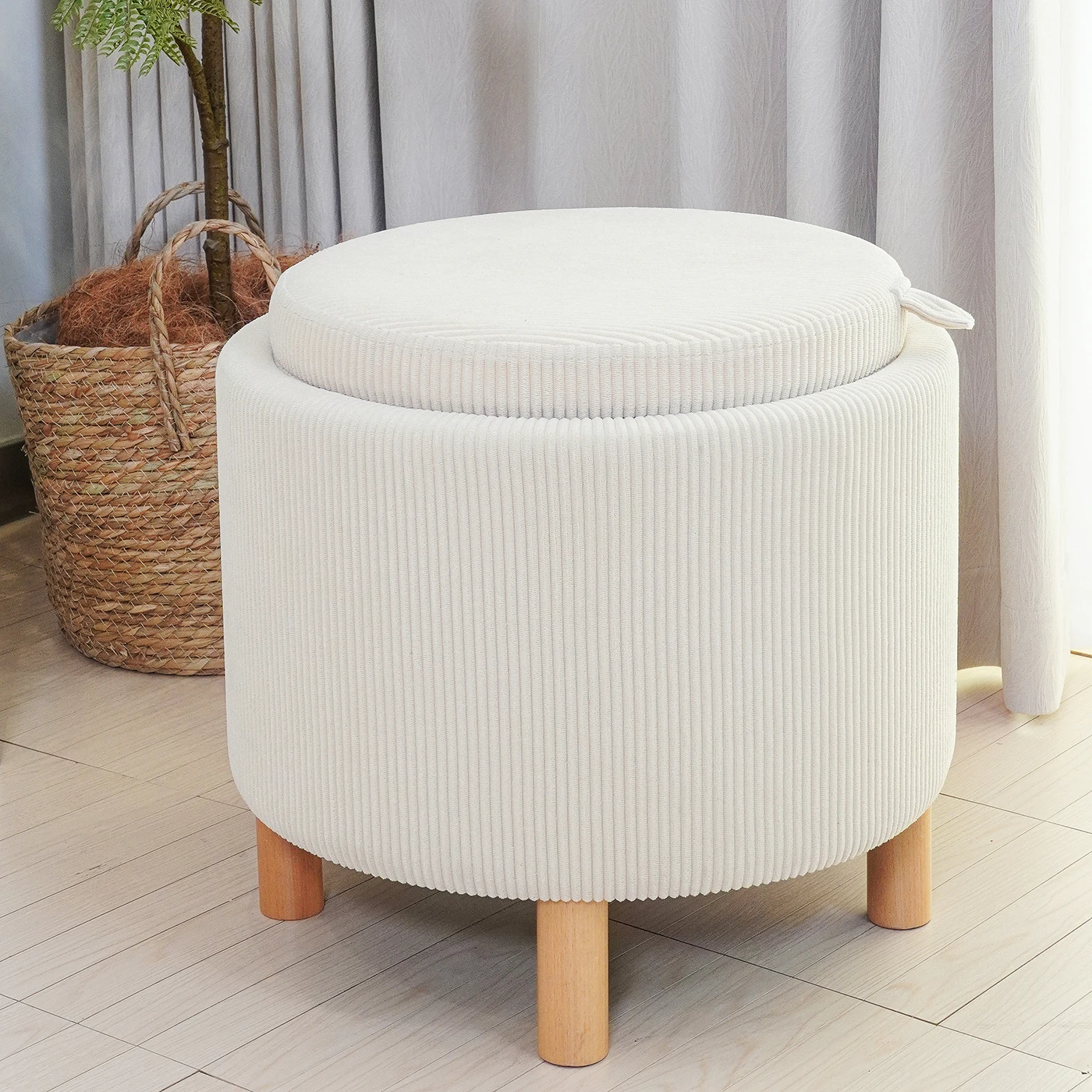 Modern Popular Hot Sale Storage Ottoman Home Stool Living Room Sofa Stool
