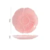 Plato rosa 6''
