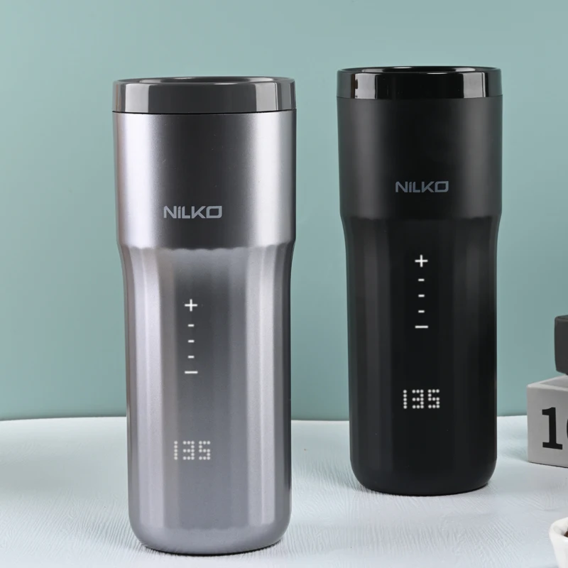 Smart Mug Warmer - 12 Oz Heated Coffee Cup with 3-Hour Battery Life