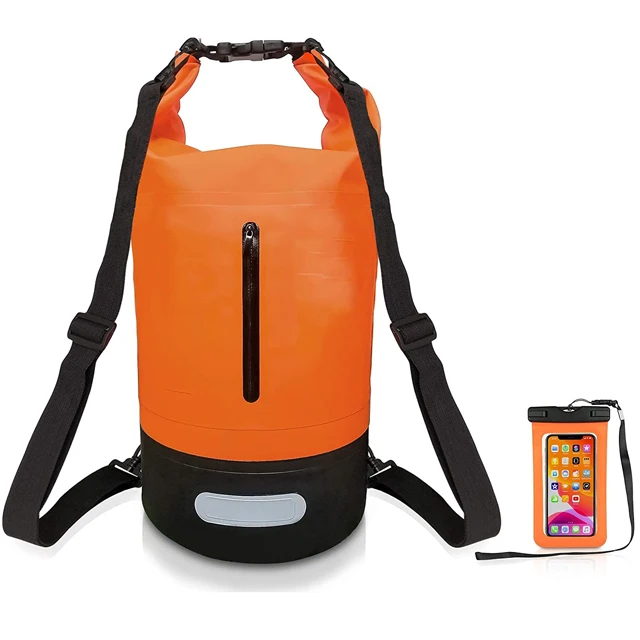 10L impermeable bolsa seca natación rafting kayak barco canoa mochila verde  Rosado Sunnimix Mochila seca impermeable | Walmart en línea