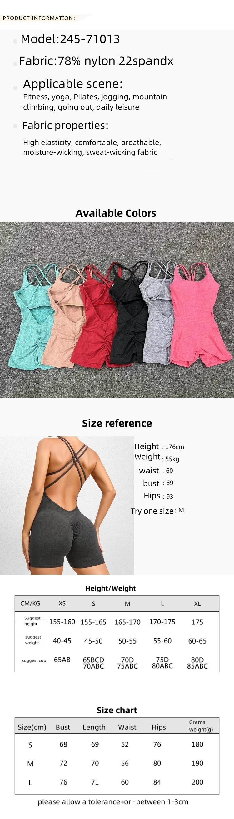 2024 Soft Active Yoga Sets Bodysuit Waist Trainer Body Playsuits Rompers women one piece Jumpsuit Gym Fitness Sets For Adults supplier