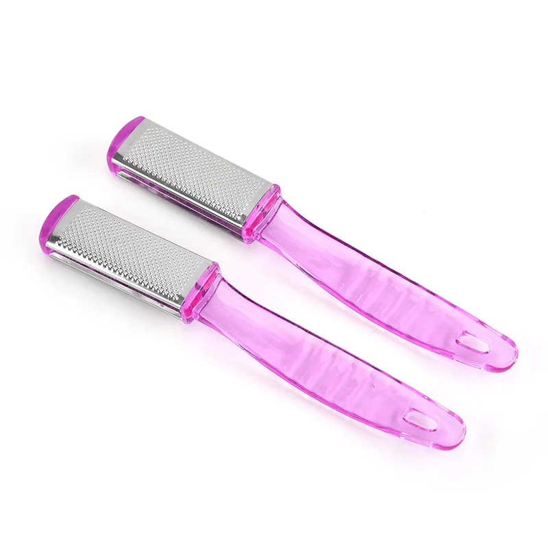 Factory Direct Price Foot File Stainless Steel Pedicure Tool Plastic Foot File