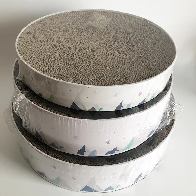 Wholesale Cardboard Cat Scratchers Recycle Circle Bowl Cat Scratching