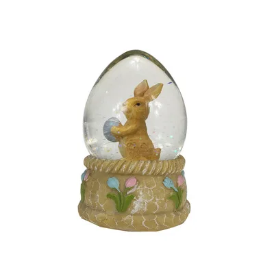 9.2 x 9.2 x 8 cm Multi-Colour Advanta Group BelGiftan Dutch Rabbits and Kitten Snow Dome Globe Waterball Gift 