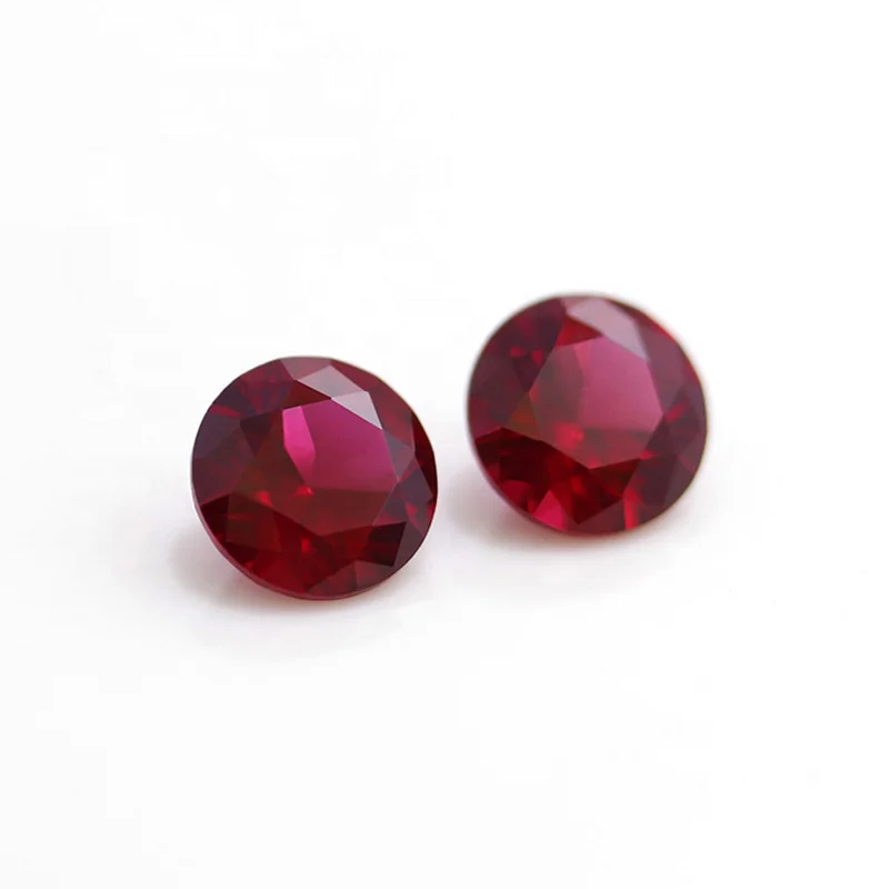 Paire De Rubis Naturels Certifiés AA+ - Coupe Carrée, 11x11x7 Mm, Non Traités, Qualité 'Eye Clean'