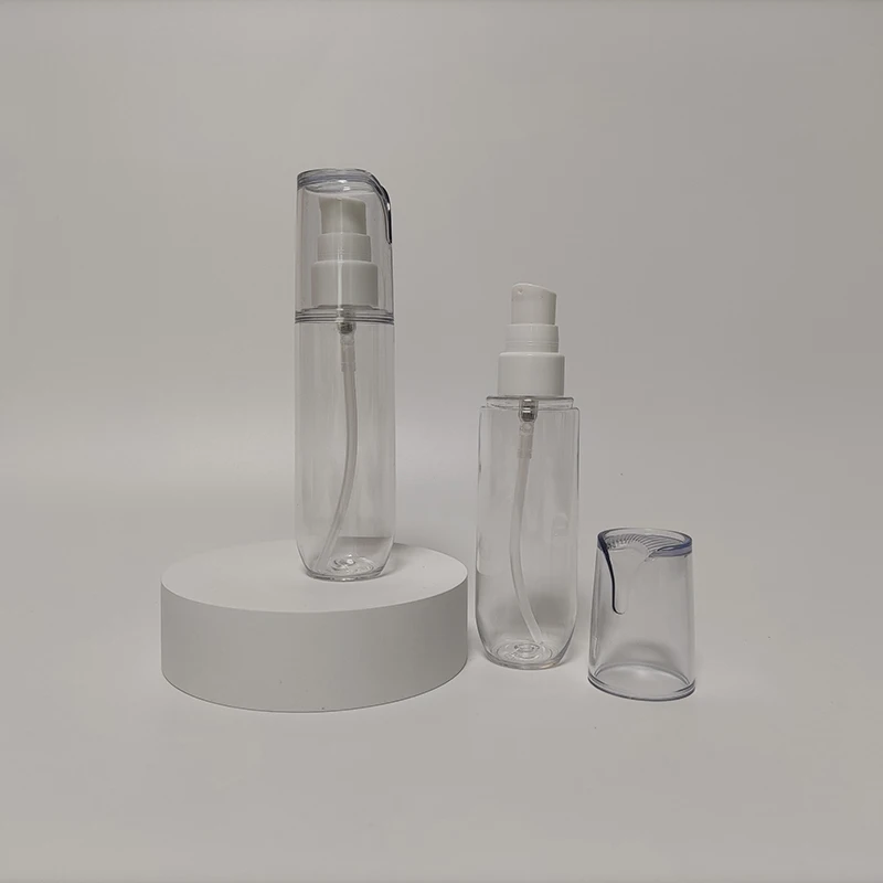 80ml Hot Sale New Product Transparent Custom Fine Mist Spray Bottle Plastic PET Packaging Bottle