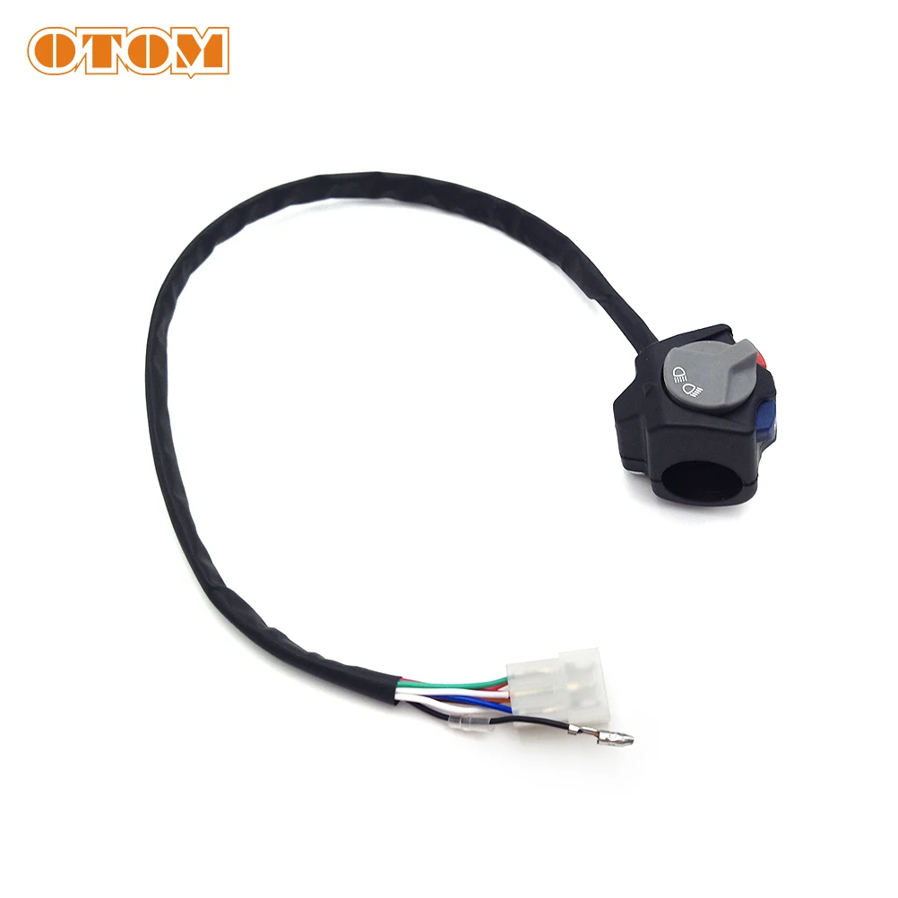 OTOM Motorcycle Enduro EXC EXCF XCW Dirt Bike Combination Headlight Beam Horn Engine Stop Kill Switch for KTM