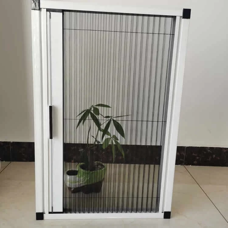 Frame Door Window Anti Mosquito Net for Door Roller High Quality Aluminum Alloy Polyest Customized Insect Fly Mosquito Bug  HJX