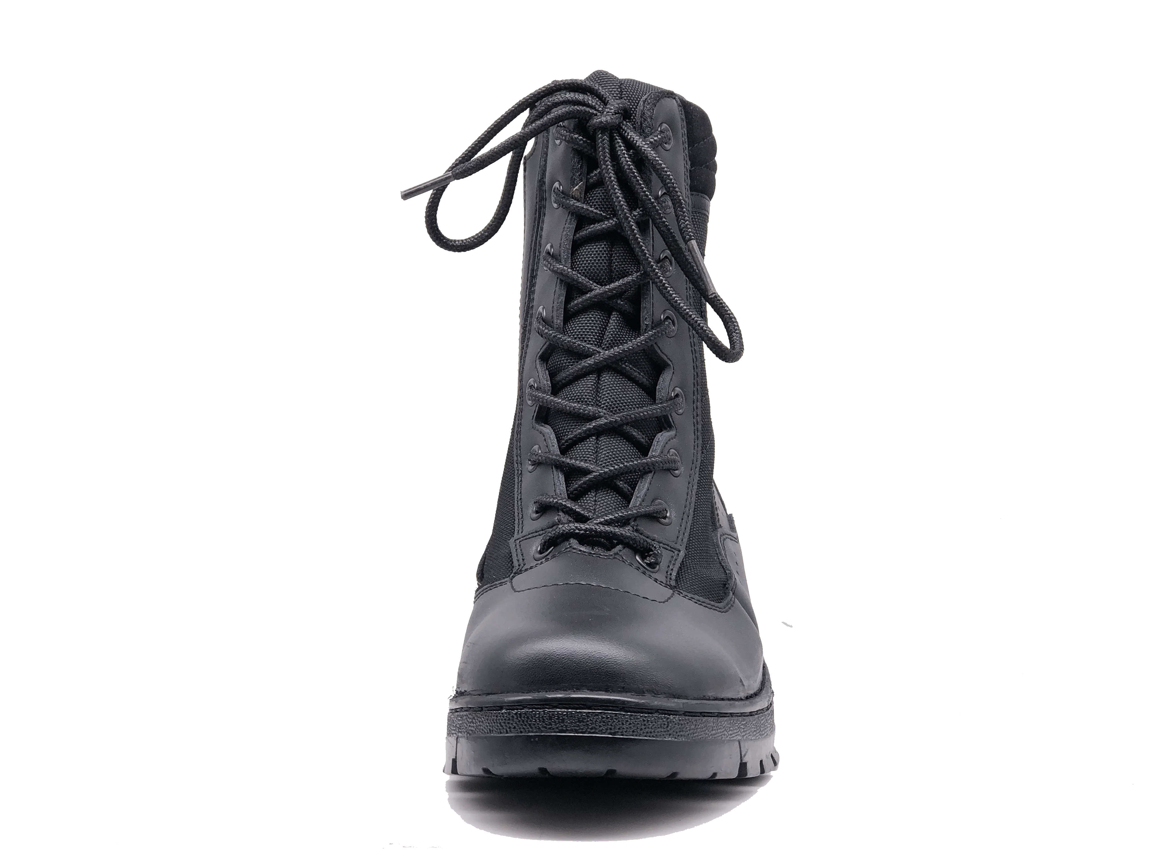 Black Full Grain Leather Tactical Boots High Quality Tactical Shoes For