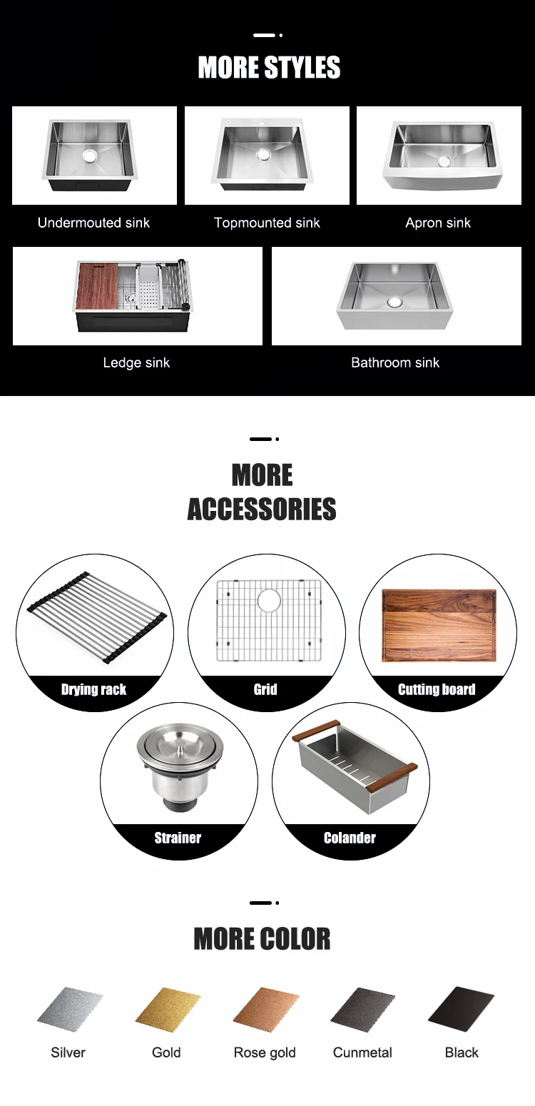 360degree Drainboard Granite Sink Installation Clips Stainless Steel