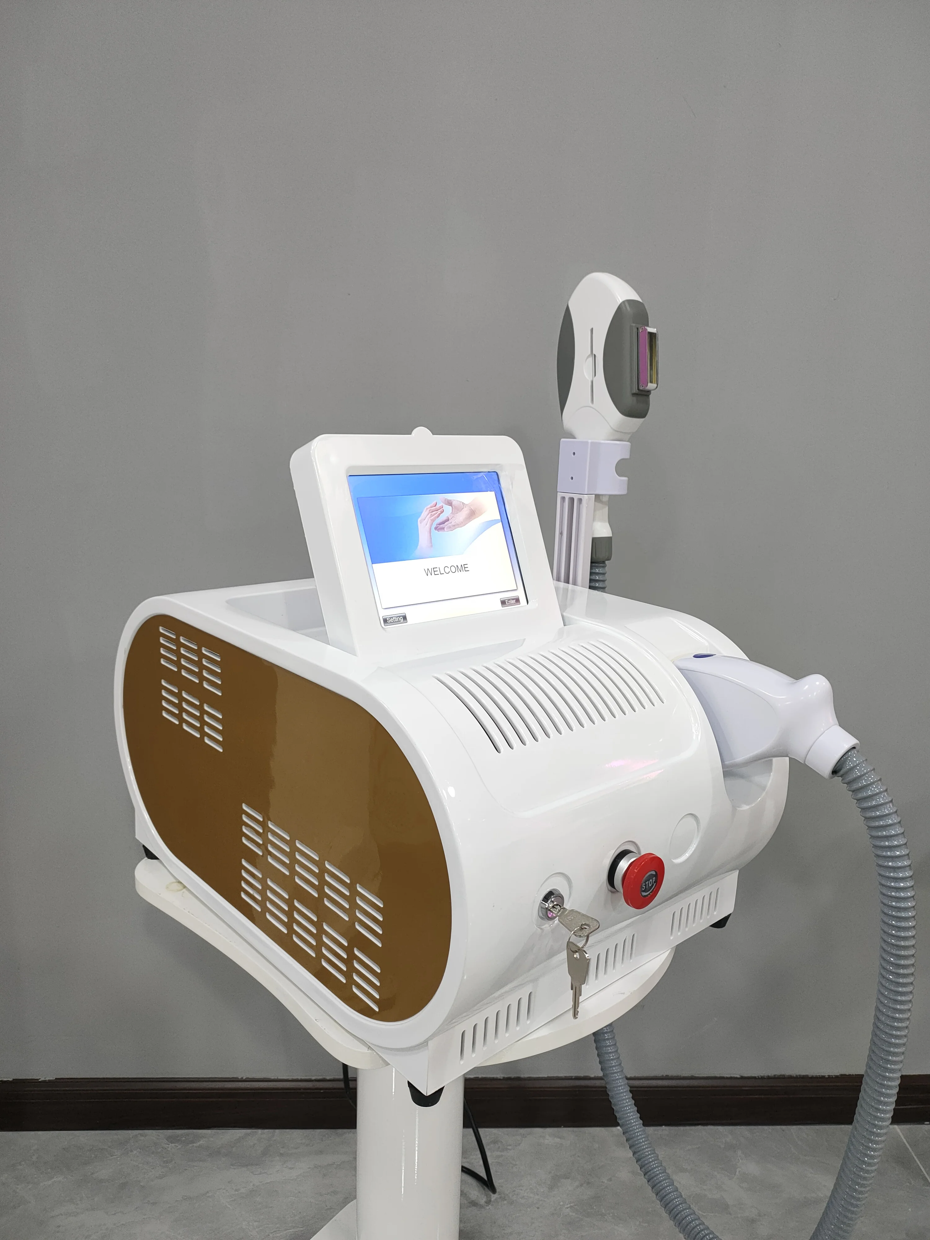 批发冰ipl脱毛opt激光脱毛带冷却系统ipl