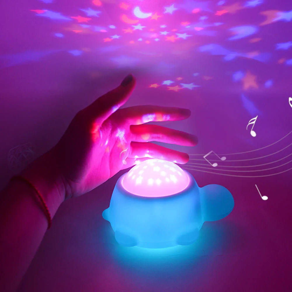 Portable Soft Light Led Sky Projector Small Cute Mini Star Moon Galaxy Night Light Baby Led Projection Lamps