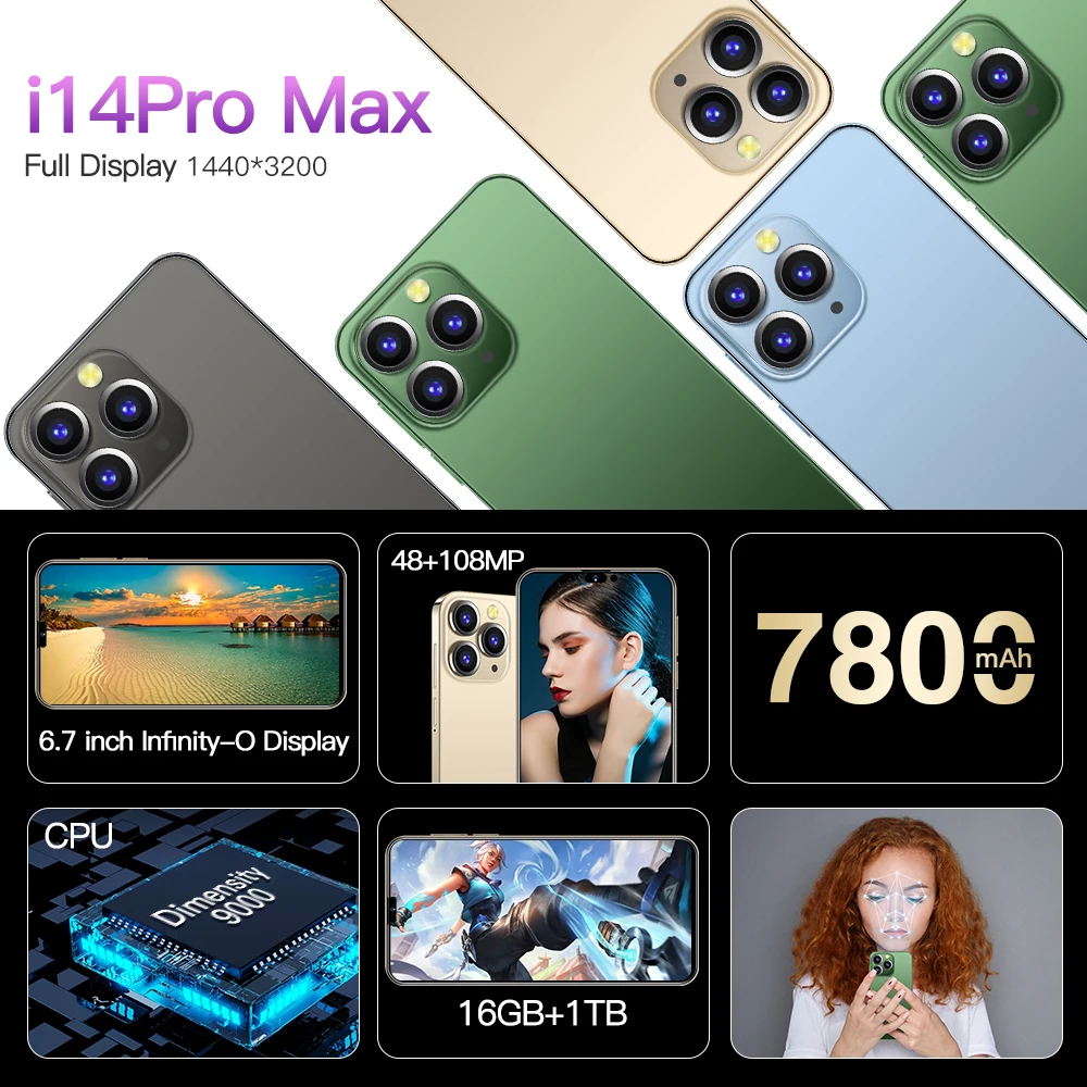 Original 10 Pro 5g Smartphone 5000mah 6.7 Inch 5000Amh 80W SuperVoo Android12 Smartphone Plus Mobile