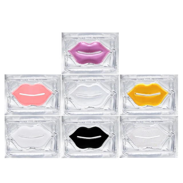 OEM Wholesale Custom Private Label Korean Pink Lipmask Vegan Organic Moisturizing Hydrating Sheet Sleeping Lip Collagen Mask