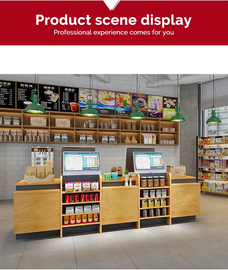 Convenience Store Checkout Counter for Cashier Convenient and Efficient ...