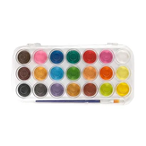 21 Colors Solid Watercolor Paint Made in Ningbo Changxiang Stationery