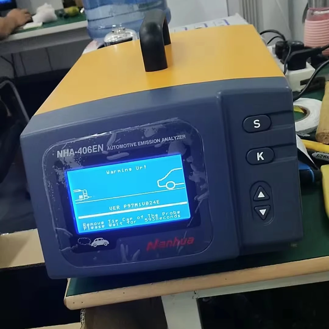 NHA-406EN NHA406 автомобильный Автомобильный детектор объема дымовых отходов для HC CO CO2 O2 выхлопных газов автомобиля анализатор газа
