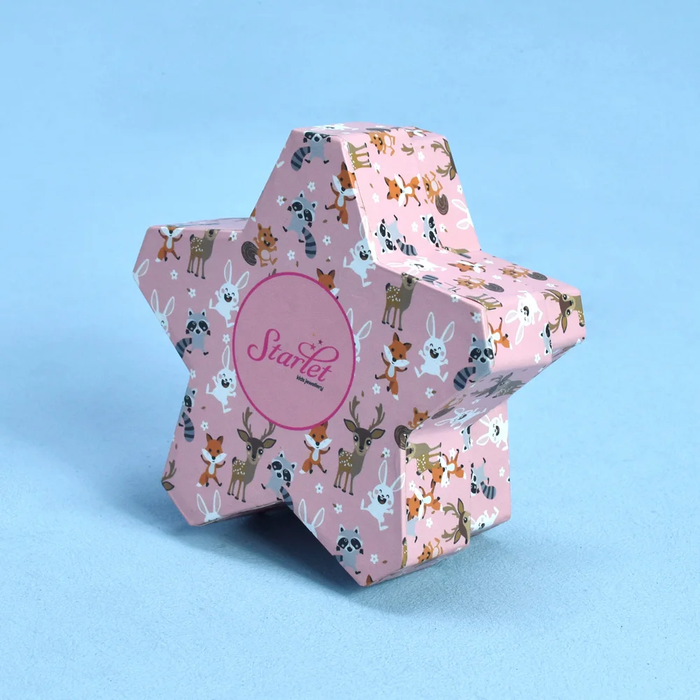 Square Crossing Angel Gift Box for Baby Shower Baptism Birthday Wedding Decoration Candy Boxes with Embossing Printing