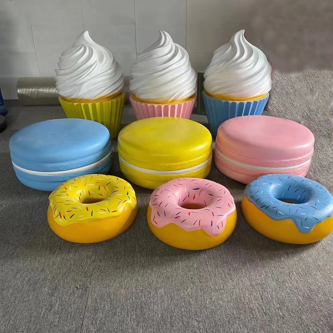 巨大カップケーキキャンディーランドパーティーデコレーション樹脂