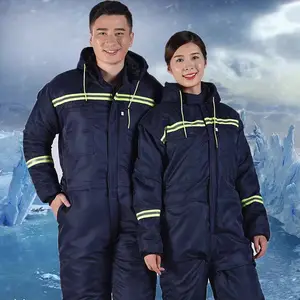 Winter Ultra-Low Temperature Work One-Piece Cotton Coverall Outdoor Work Uniform