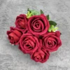 Rose Ronde - Rouge Foncé