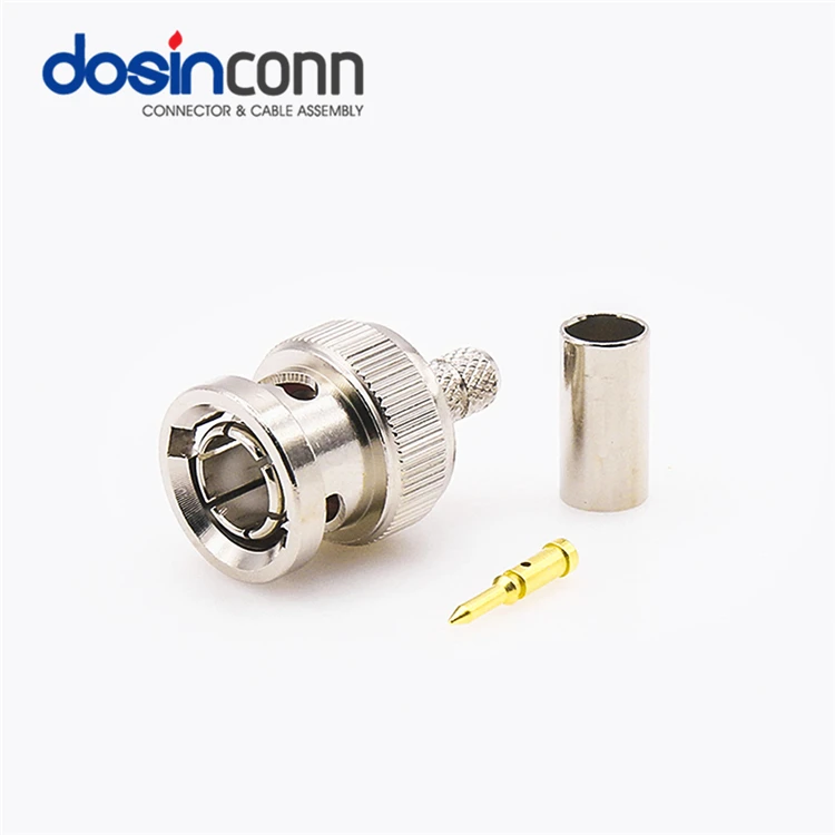 Bnc Connector Male Female Cable Rf Coaxial Plug With Rg59 Rg58 Jack 