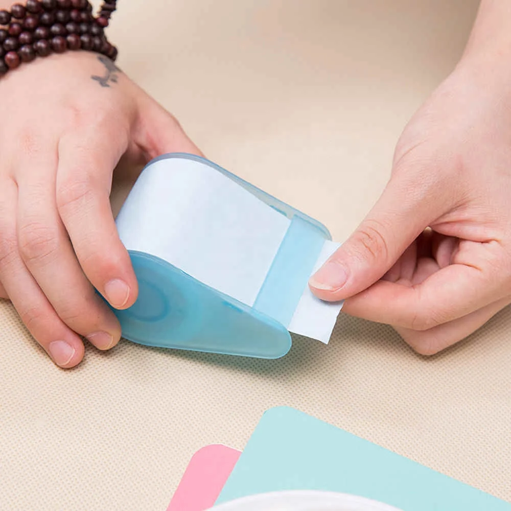 1 PC Tape Dispenser Formula Fluorescent Paper Sticker Memo Pad Sticky Notes Korea Stationery Can Tear Memo Pad
