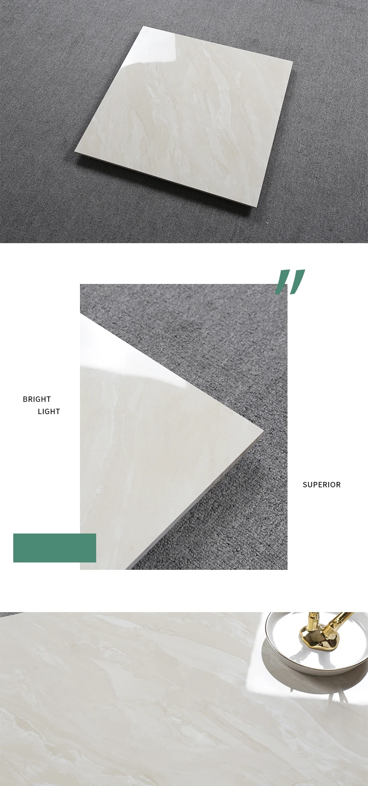 600x600 Mm Interior Wall Floor Tile Polished Glazed Marble Tiles ...