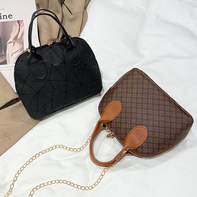 New Lady Leisure Handbag PU Foreign Trade Makeup Bag Women Simple Fashion Crossbody Bag Wholesale