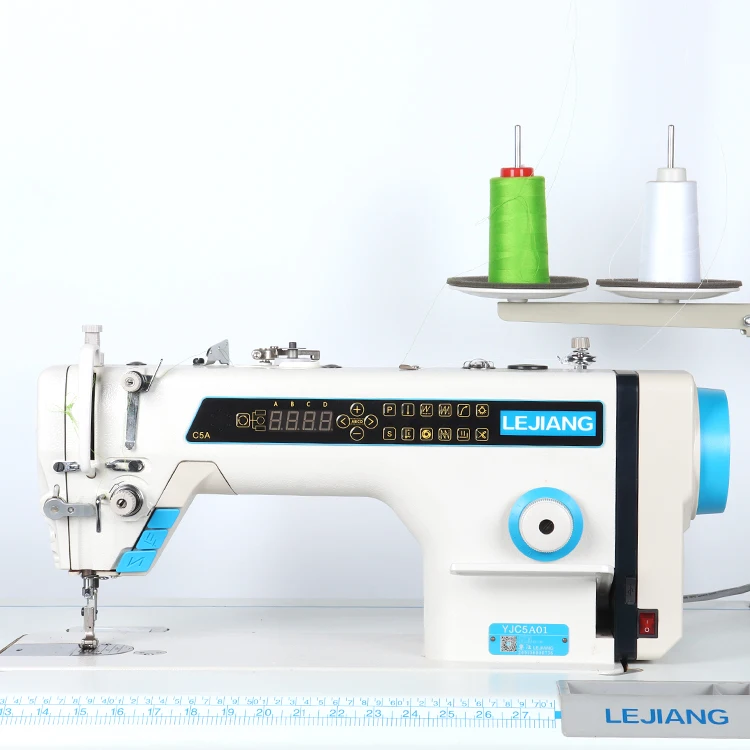 Mechatronice Computerized Compound Feed Heavy Material Lockstitch Sewing Machine