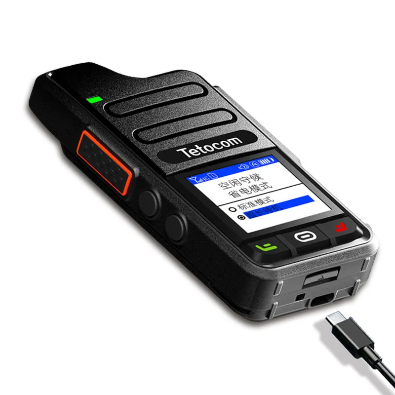 Support for Solar Charging Lifetime License Free Accounts Forever PTT Over Cellular SIM Card 4G LTE POC Walkie Talkie Rtos Radio