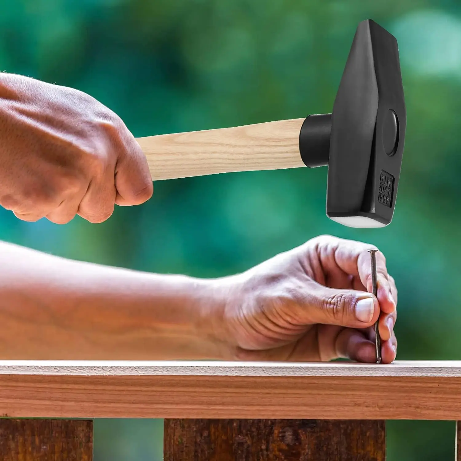 45 # углеродистая сталь отбеленная деревянная ручка деревянный механический молоток для машиниста мартильо