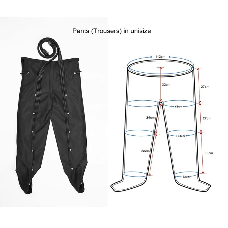 new massage products 8 chamber compression pants lower body lymphatic drainage -4