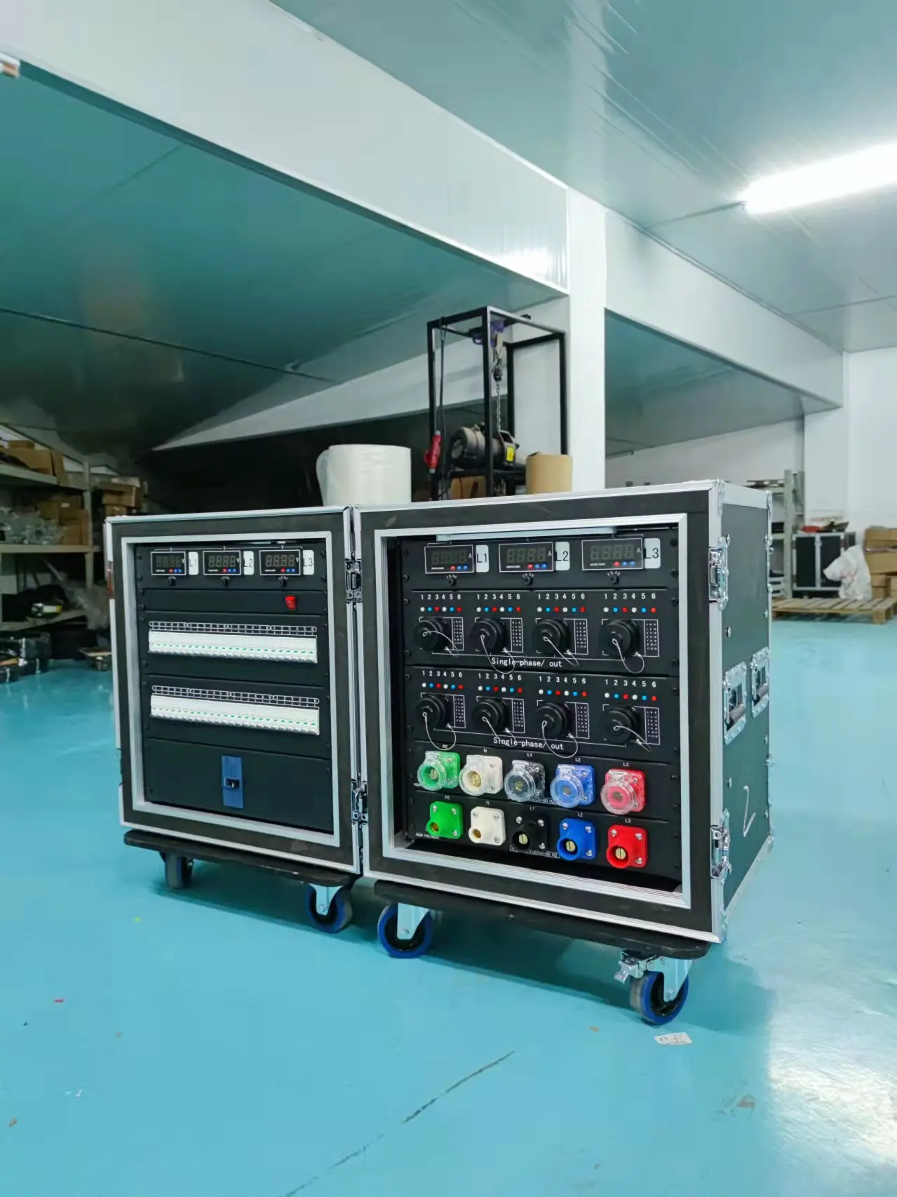 400a Camlock Input 19pin Socapex Out Power Distribution Equipment 3 Phase Stage Lighting Electrical Distro Box