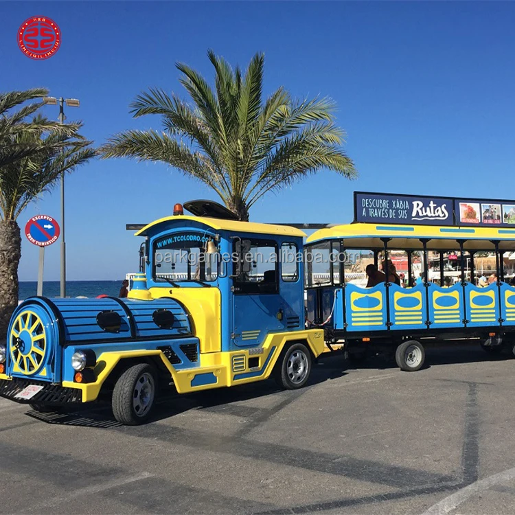 Trackless Train for Sale Amusement Park Train Ride Tourist Sightseeing Train for Theme Park Family Kids Entertainment Equipment