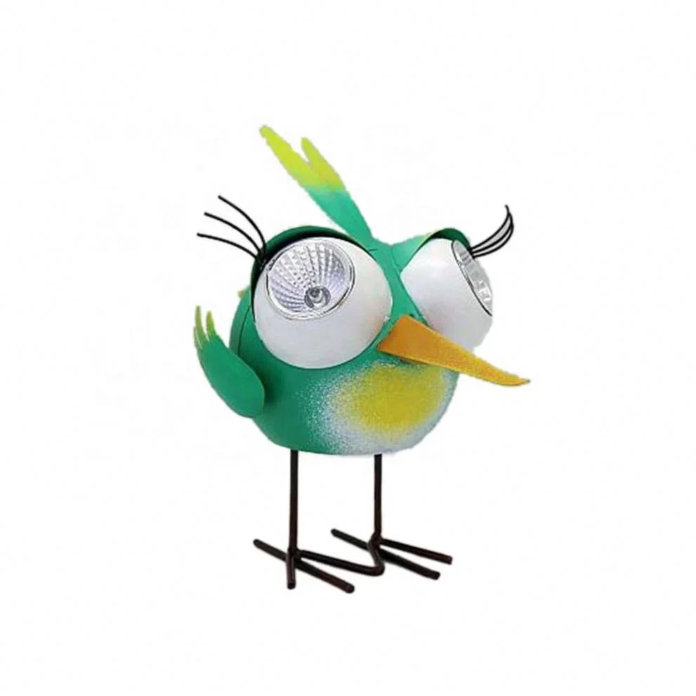 Cute Metal Animals Birds Solar Light