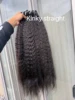 1 pezzo di capelli lisci crespi