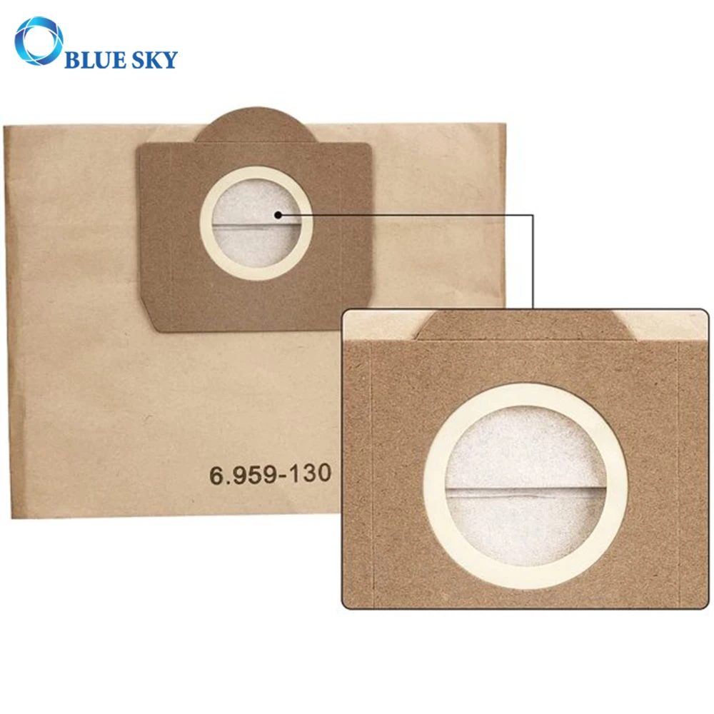 WD 3 Paper Dust Filter Bag 6.959-130.0 Replacement Part for Karchers WD3200 WD3 WV3 Vacuum Cleaner