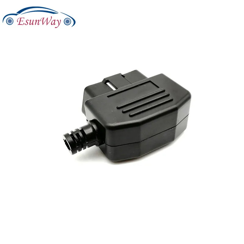 OBD OBDII 16Pin obd разъемов OBD2 16 контактный разъем корпус + линейная карта